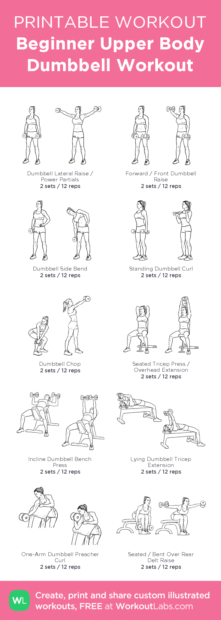 dumbbell workouts for beginners pdf